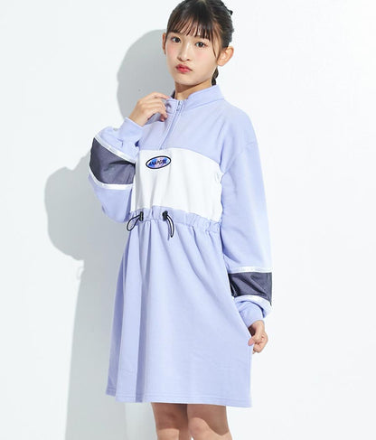 配色スウェットワンピース 917-7317