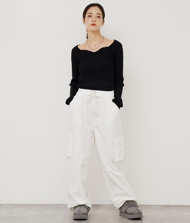 ウエストスピンドルナイロンカーゴパンツ 792-9070