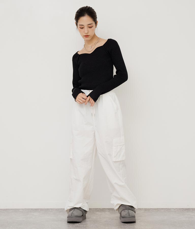 ウエストスピンドルナイロンカーゴパンツ 792-9070