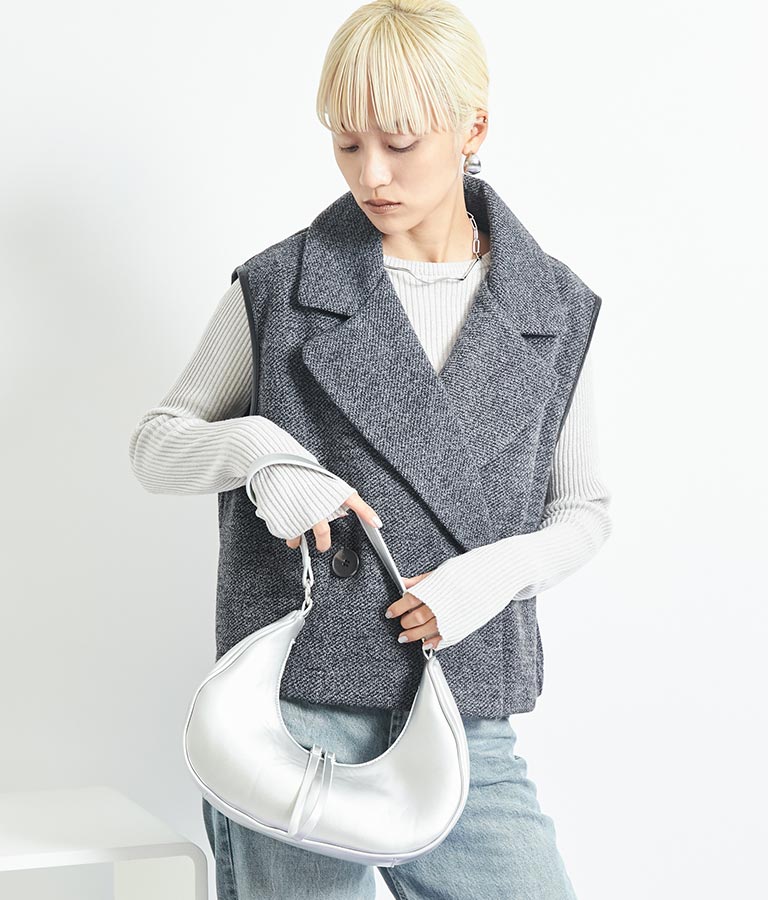 ハーフムーンショルダーバッグ 389-1068