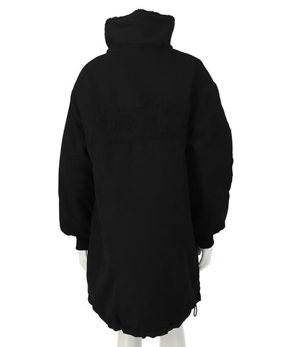 エコクラウド 衿裏フェイクファー 中綿 コート 916-7232
