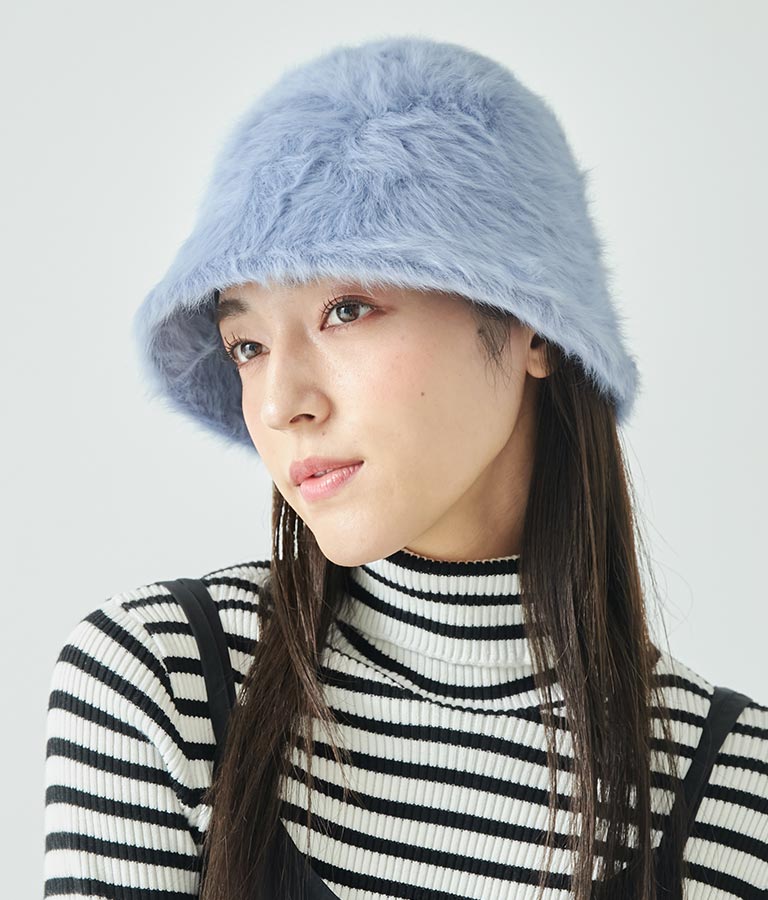 フェイクファー チューリップ ハット 159-5519