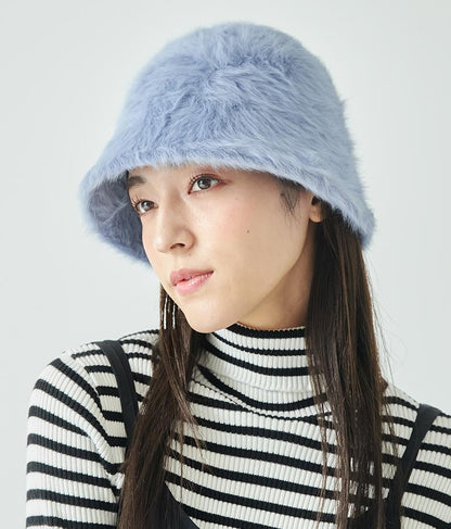 フェイクファー チューリップ ハット 159-5519