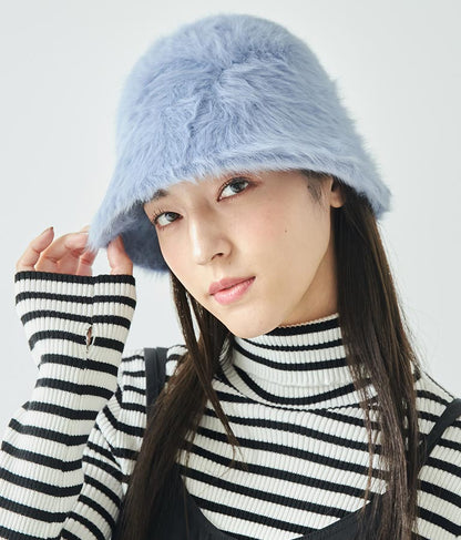 フェイクファー チューリップ ハット 159-5519