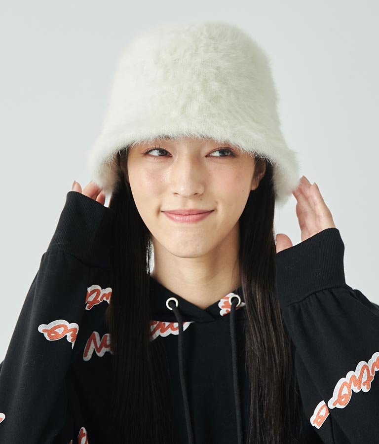 フェイクファー チューリップ ハット 159-5519