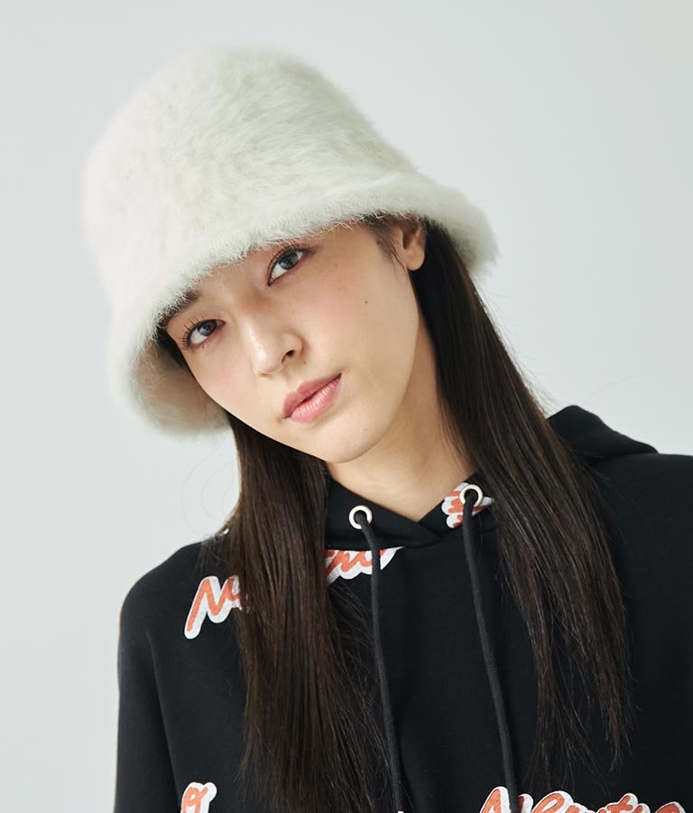 フェイクファー チューリップ ハット 159-5519