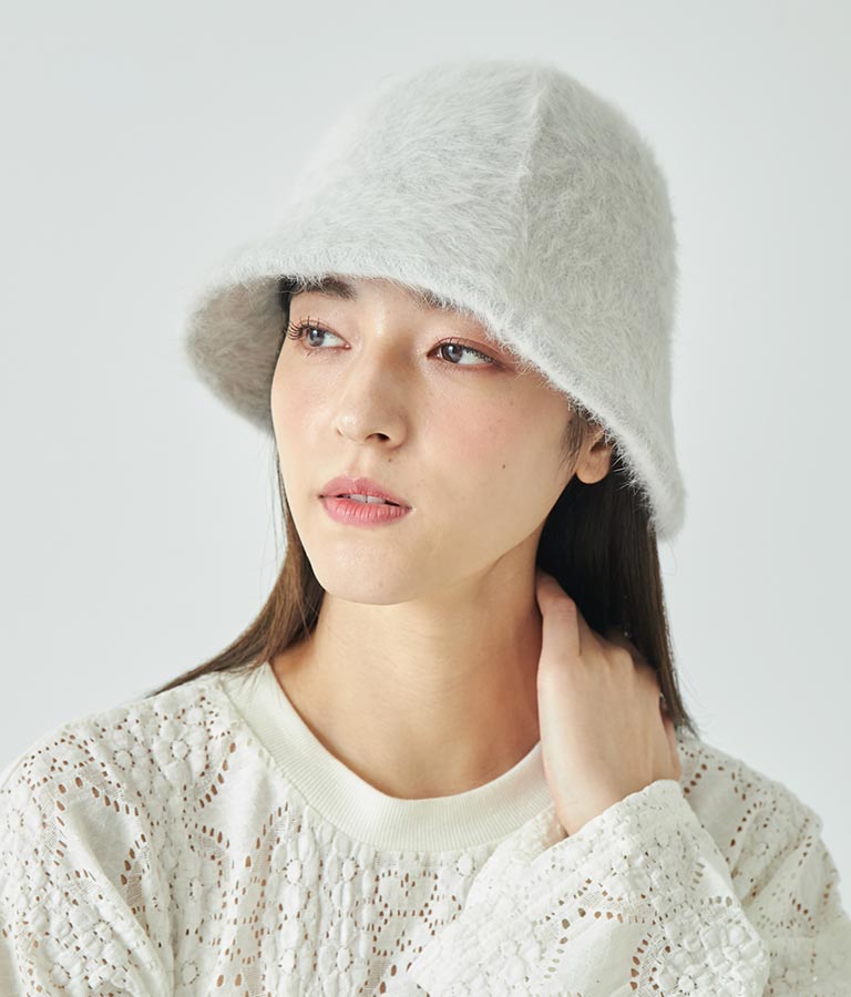 フェイクファー チューリップ ハット 159-5519