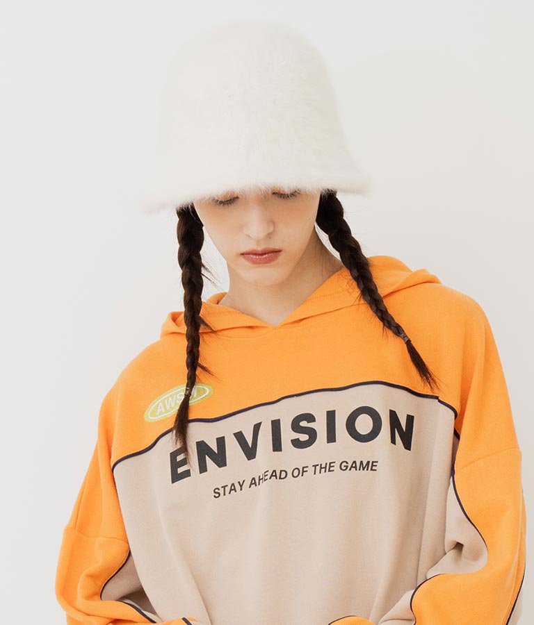 フェイクファー チューリップ ハット 159-5519