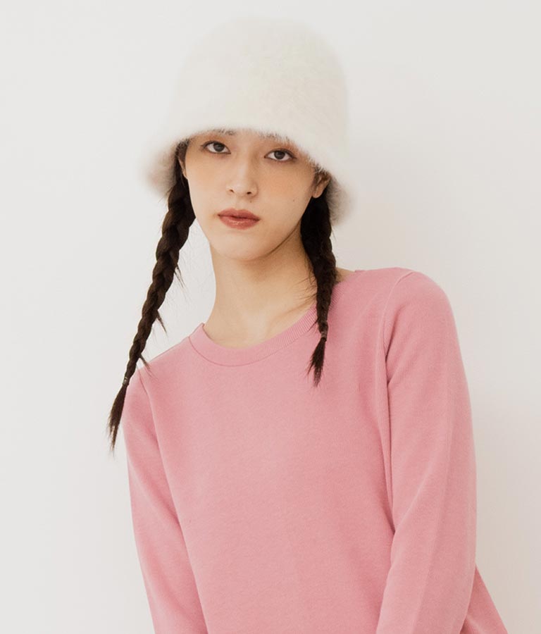 フェイクファー チューリップ ハット 159-5519