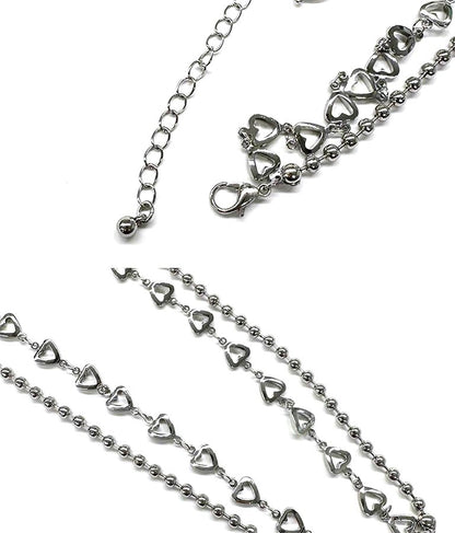 2連チェーンハートネックレス 919-7312