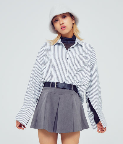 ロゴプリント シアー ハイネック トップス 793-9031