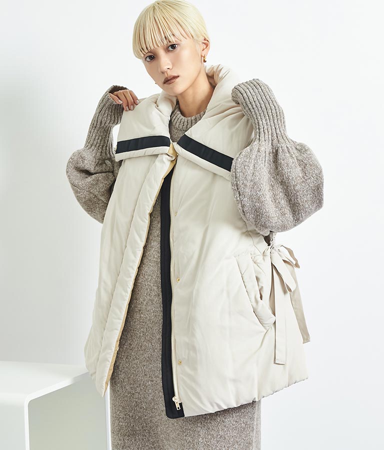 EimeeLawビッグカラーボリュームジレ