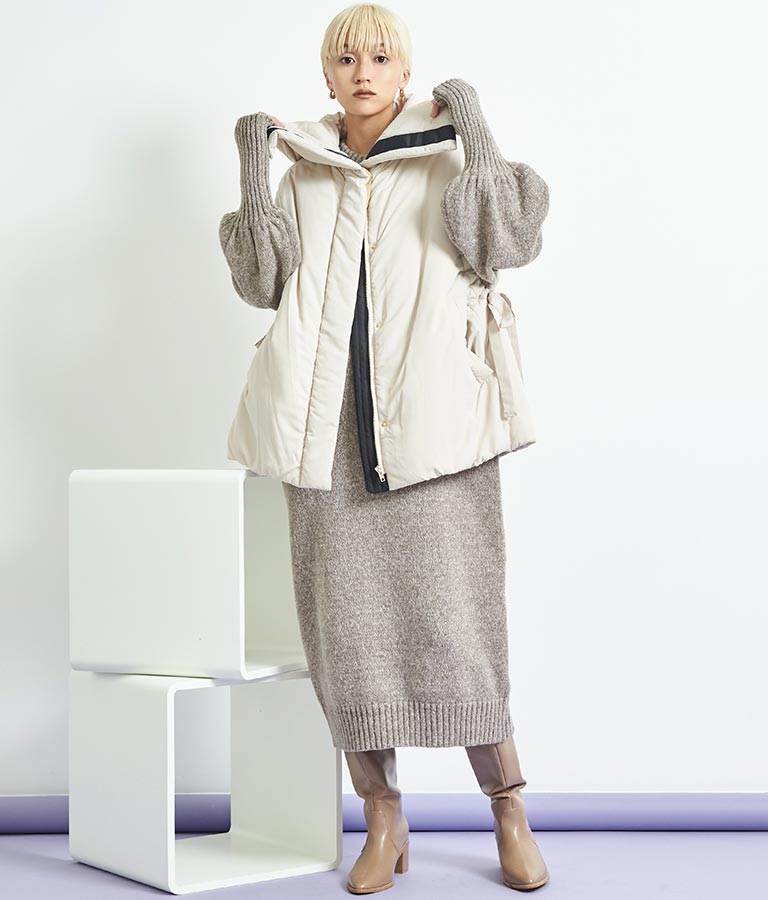 EimeeLawビッグカラーボリュームジレ 364-9176