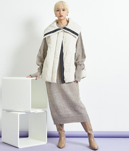 EimeeLawビッグカラーボリュームジレ 364-9176