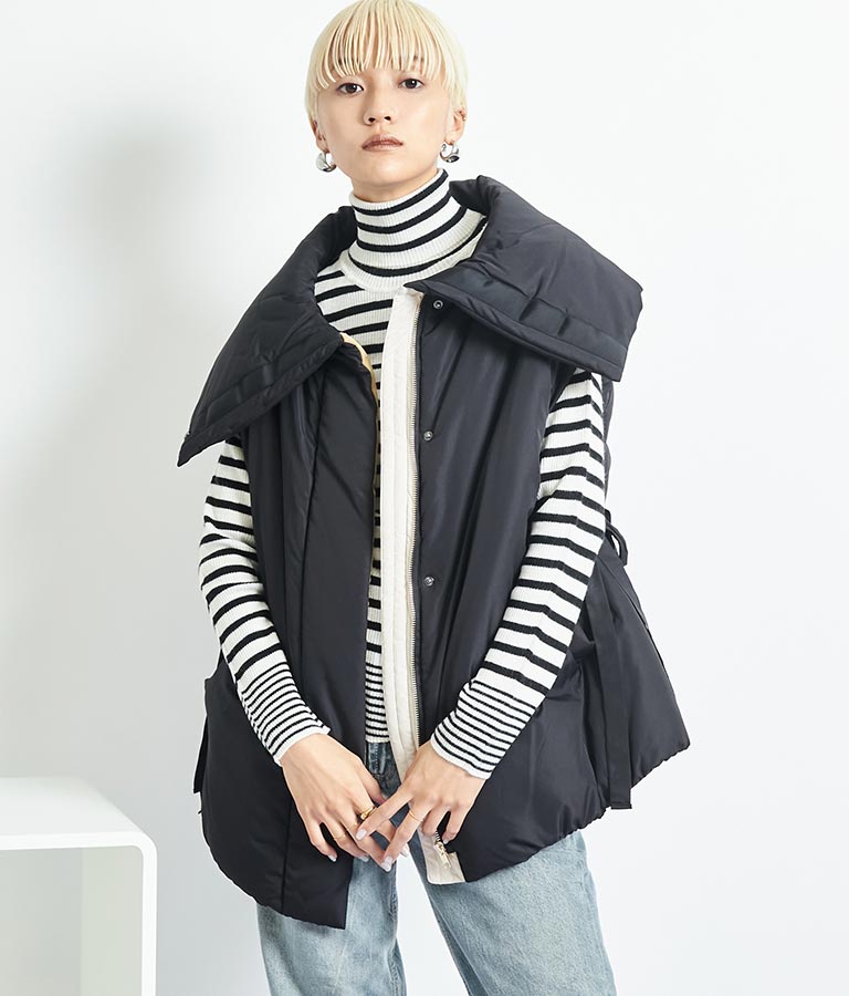 EimeeLawビッグカラーボリュームジレ 364-9176