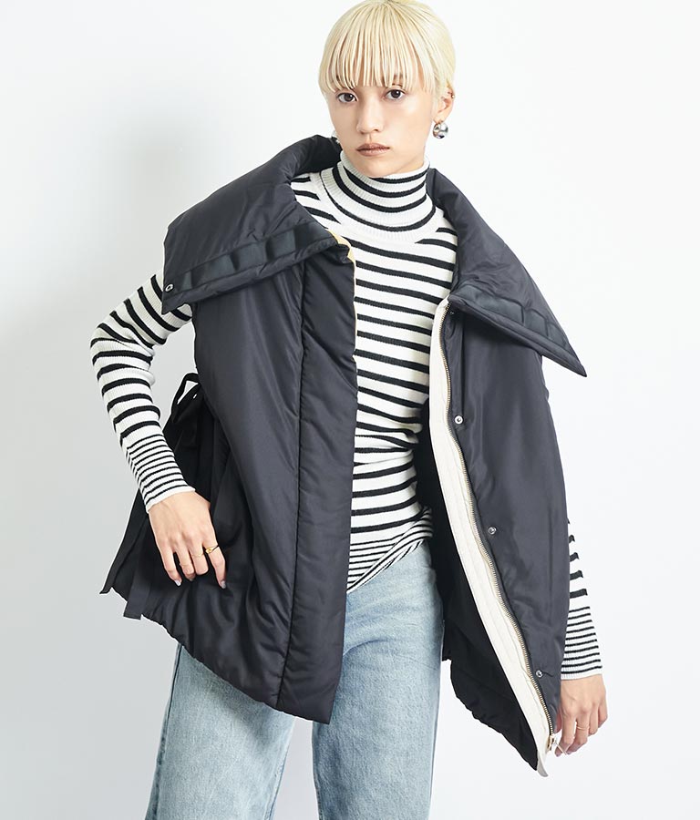 EimeeLawビッグカラーボリュームジレ 364-9176