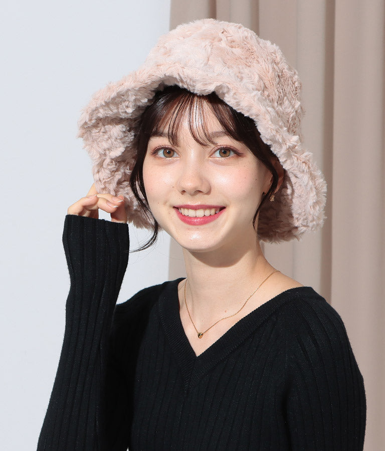 エコ ファー バケットハット 559-5816