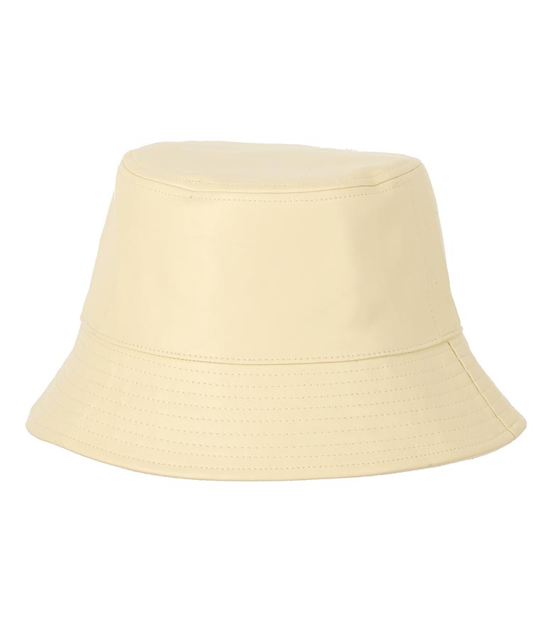 フェイクレザー×ツイルリバーシブルバケットハット 159-5500