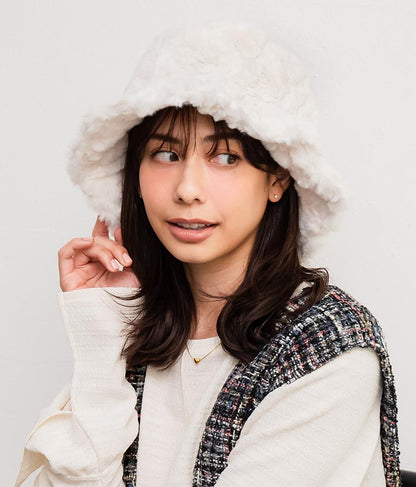 エコ ファー バケットハット 559-5816