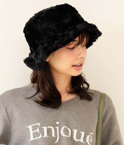 エコ ファー バケットハット 559-5816