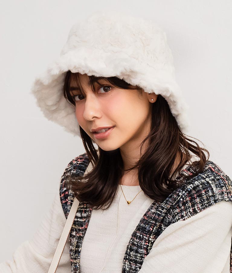 エコ ファー バケットハット 559-5816