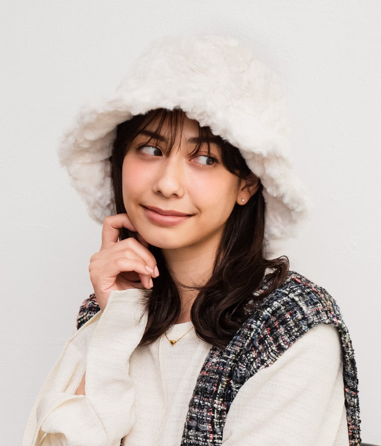 エコ ファー バケットハット 559-5816