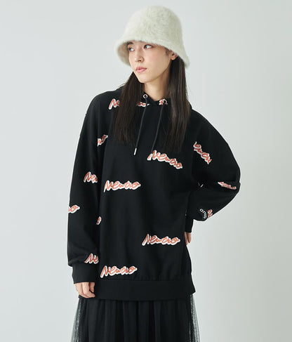 英字柄 裏毛 スウェット パーカー【親子お揃い】 793-9041