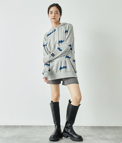 英字柄 裏毛 スウェット パーカー【親子お揃い】 793-9041