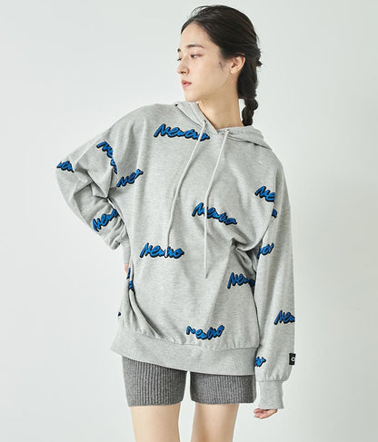 英字柄 裏毛 スウェット パーカー【親子お揃い】 793-9041