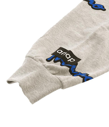 英字柄 裏毛 スウェット パーカー【親子お揃い】 793-9041