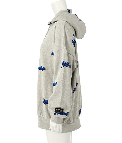 英字柄 裏毛 スウェット パーカー【親子お揃い】 793-9041