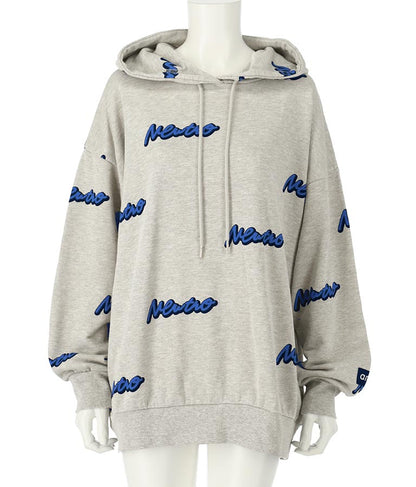 英字柄 裏毛 スウェット パーカー【親子お揃い】 793-9041