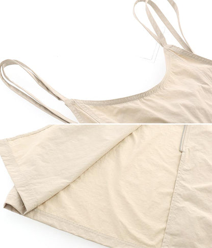 フロントジップミリタリーキャミワンピース 797-9072