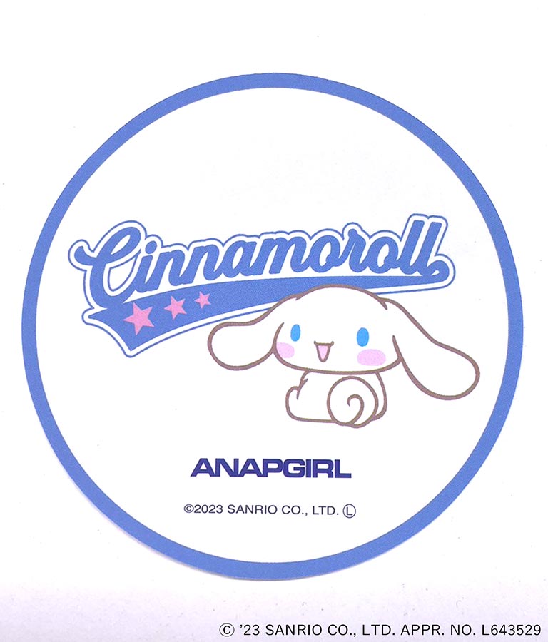 ANAPGiRL × シナモロール 耳付き ボア ジップパーカー【KIDSお揃い】 914-7323