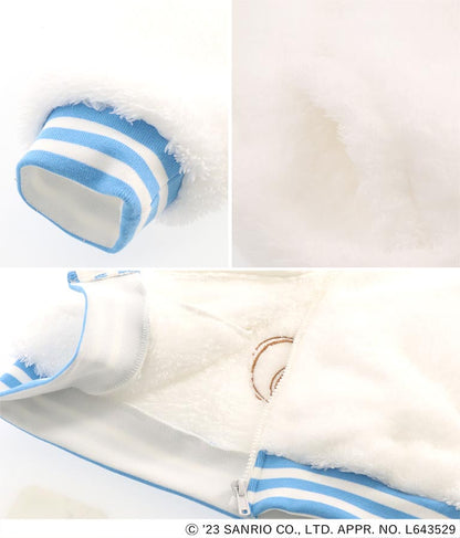 ANAPGiRL × シナモロール 耳付き ボア ジップパーカー【KIDSお揃い】 914-7323