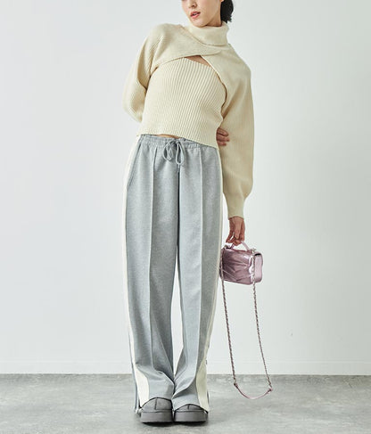 タートルネッククロップドニットアンサンブル セット 158-5515
