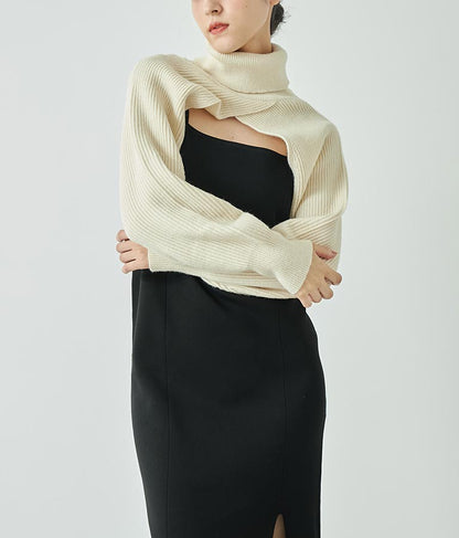 タートルネッククロップドニットアンサンブル セット 158-5515