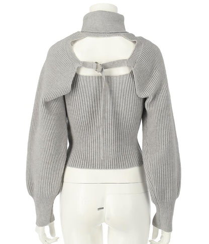 タートルネッククロップドニットアンサンブル セット 158-5515