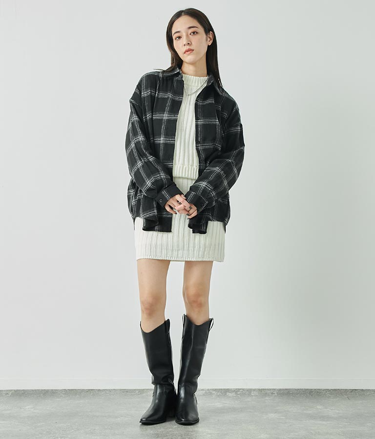 プチハイネックニットセットアップ【親子お揃い】 798-8949