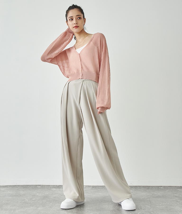 タック ワイド パンツ 792-8983