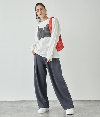 タック ワイド パンツ 792-8983