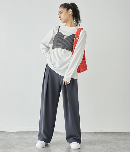 タック ワイド パンツ 792-8983