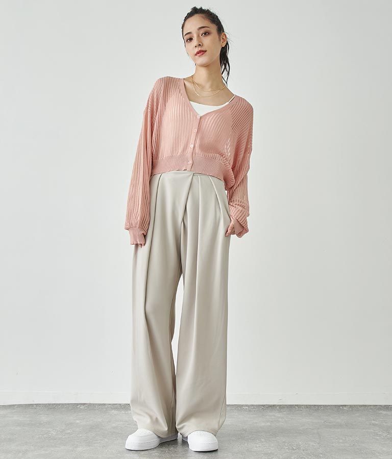 タック ワイド パンツ 792-8983