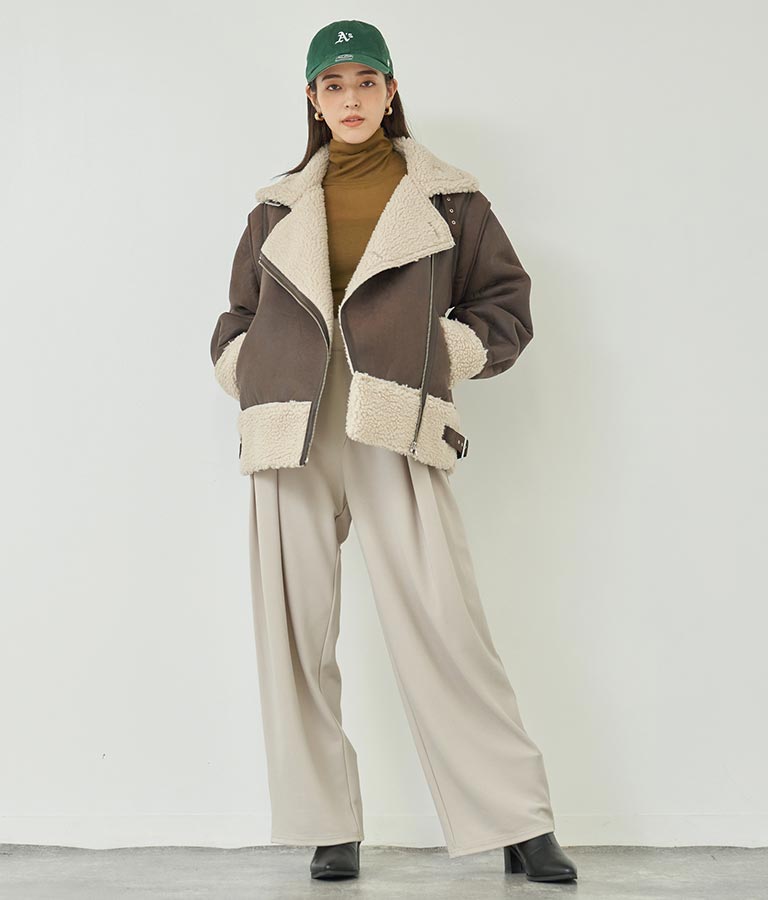 タック ワイド パンツ 792-8983