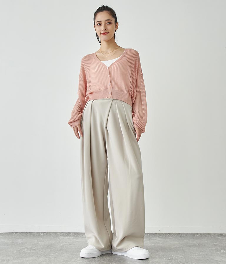 タック ワイド パンツ 792-8983