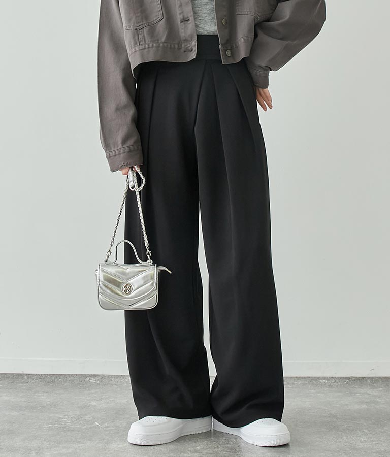 タック ワイド パンツ 792-8983