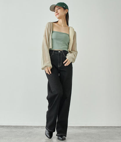 ストレッチ デニム ロング パンツ 152-5447