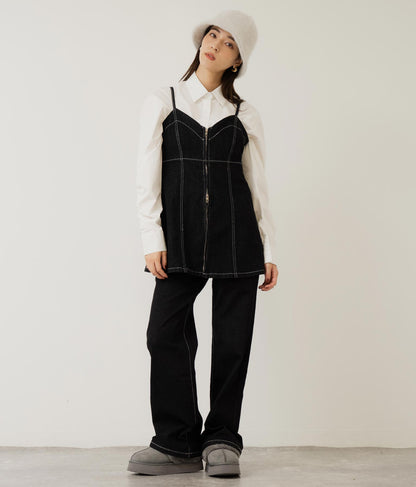 ストレッチ デニム ロング パンツ 152-5447