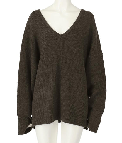 ビッグシルエット ルーズ ニット セーター 2WAYネック 長袖 493-2608