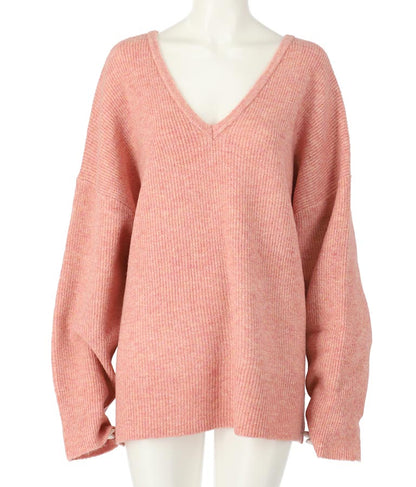 ビッグシルエット ルーズ ニット セーター 2WAYネック 長袖 493-2608